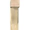Ekena Millwork Traditional Block Rough Sawn Bracket w/ Offset Brace, Douglas Fir, 8"W x 24"D x 28"H BKT0806X24X28TRA05RDF - alternate 4